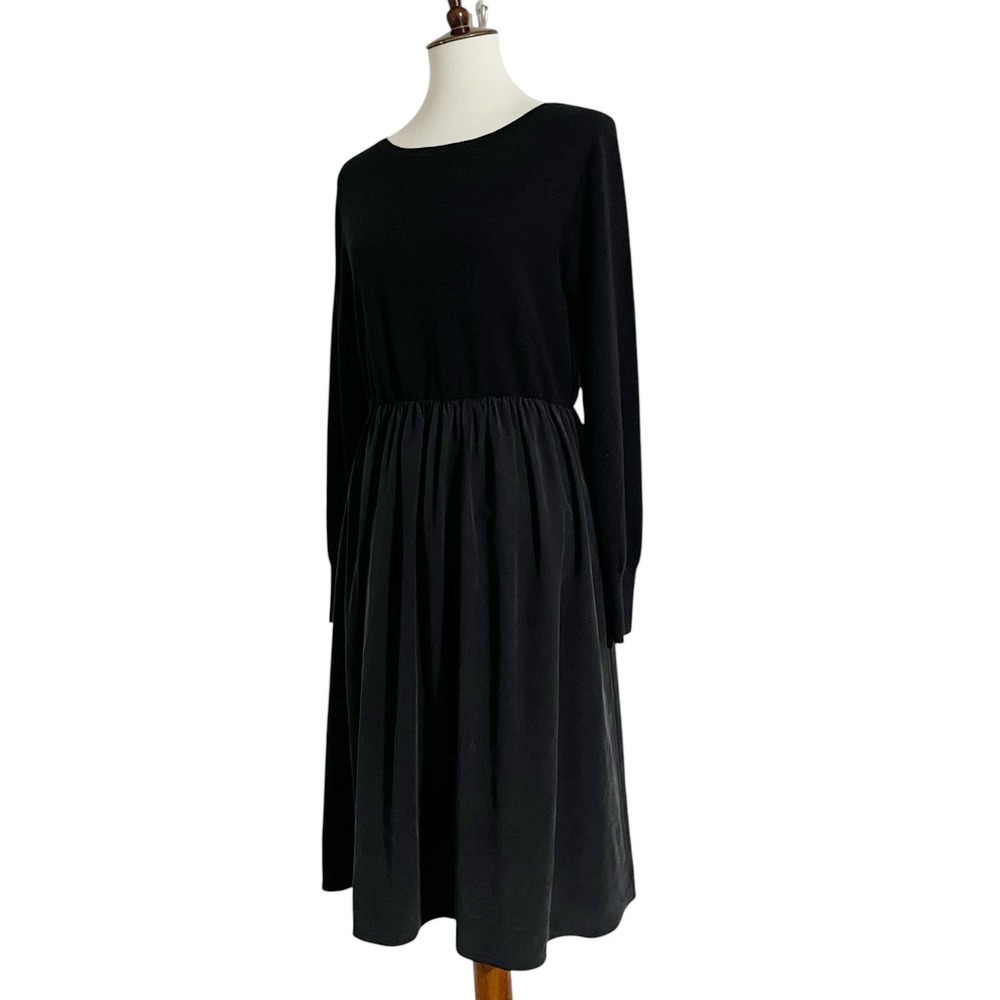 Sundance Jillian Mixed Media Wool and Silk Midi Sweater Dress Size Medium - Picture 8 of 11